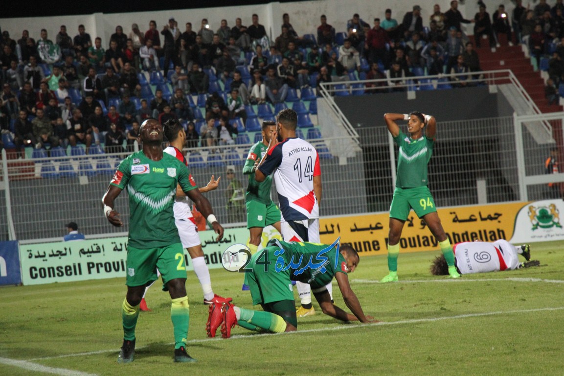 اولمبيك آسفي يرغم الدفاع الحسني الجديدي على التعادل داخل ميدانه