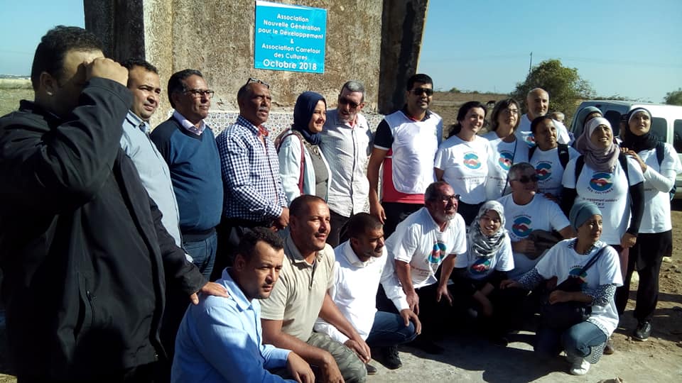 جمعية الجيل الجديد بجماعة مولاي عبد الله تجهز بئرا للماء الصالح للشرب بشراكة مع جمعية محلية وفرنسية