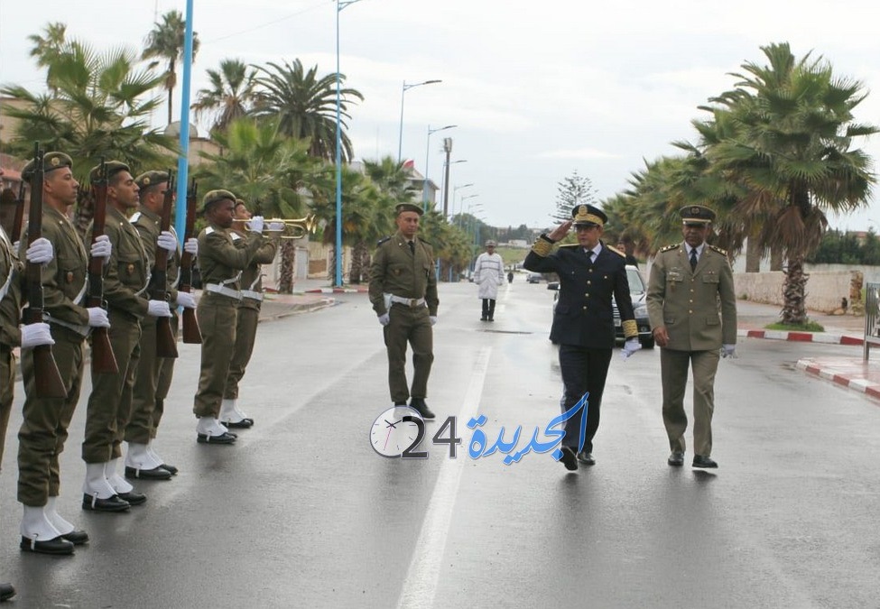 بالصور.. السلطات بالجديدة تقيم مراسيم تحية العلم بمناسبة عيد الاستقلال