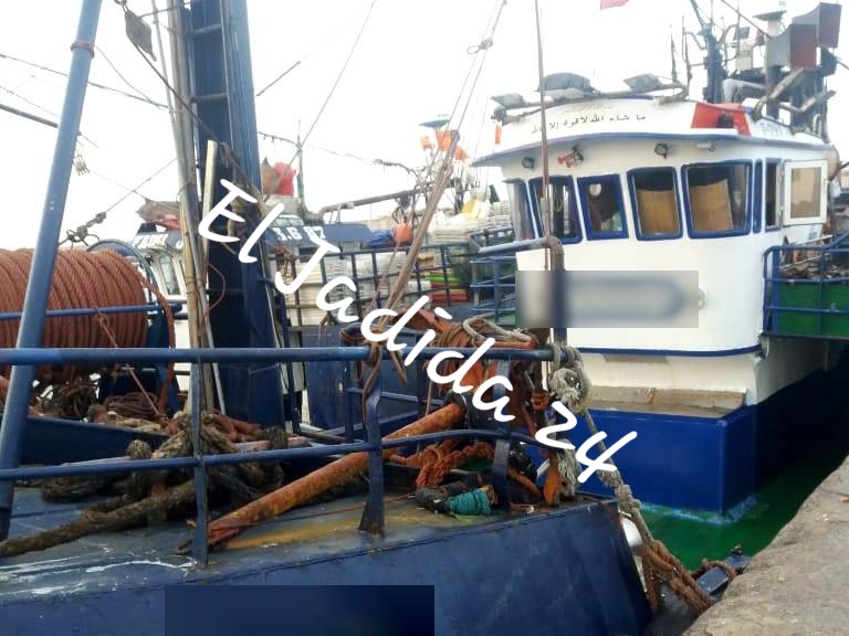 الدرك البحري بالجرف الأصفر  يعثر  بميناء الجديدة على السفينة التي هربت كوكايين ''كارتيل'' أمريكا للاتينية