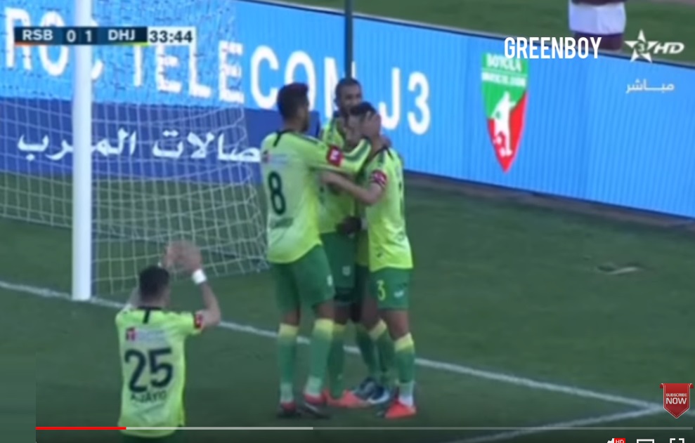 ملخص مباراة نهضة بركان ضد الدفاع الحسني الجديدي 1-1