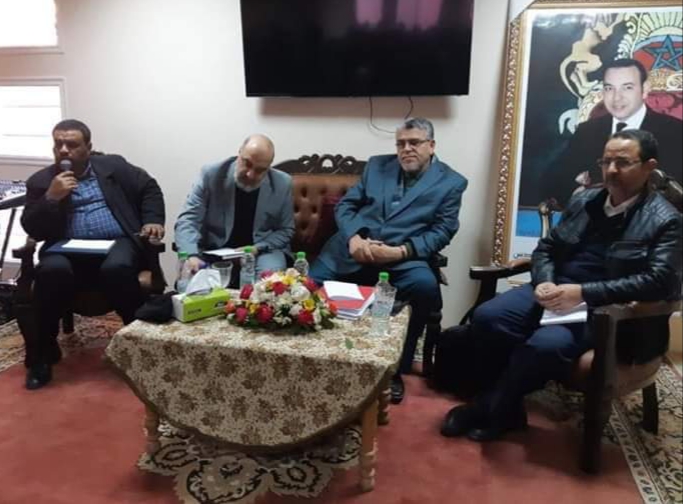 حزب العدالة والتنمية بالجديدة يستقبل الوزير مصطفى الرميد في لقاء تواصلي مع مناضلي الحزب