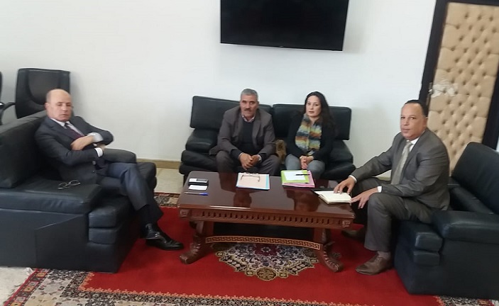 الوكيـل العام للملك بالجديــدة يجتمع باعضاء بالمجلس الجهوي للمفوضين القضائيين بالجديــدة