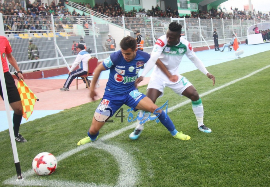 الرجاء البيضاوي يلحق هزيمة ثقيلة بالدفاع الحسني الجديدي على أرض ميدانه