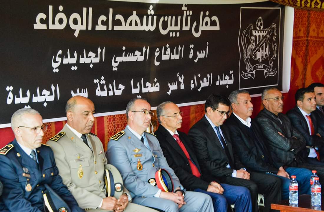 شاهد.. تنظيم حفل تأبين لشهداء حادثة مشجعي الدفاع الحسني