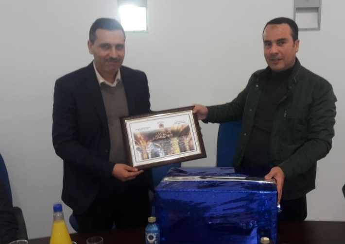 مندوبية الصيد البحري بالجديدة تحتفي بأحد أطرها الذي عين مندوبا  للوزارة بسيدي إفني