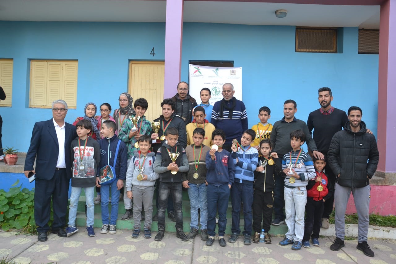 نادي الرجاء الجديدي ينظم البطولة الإقليمية لرياضة الشطرنج المدرسي
