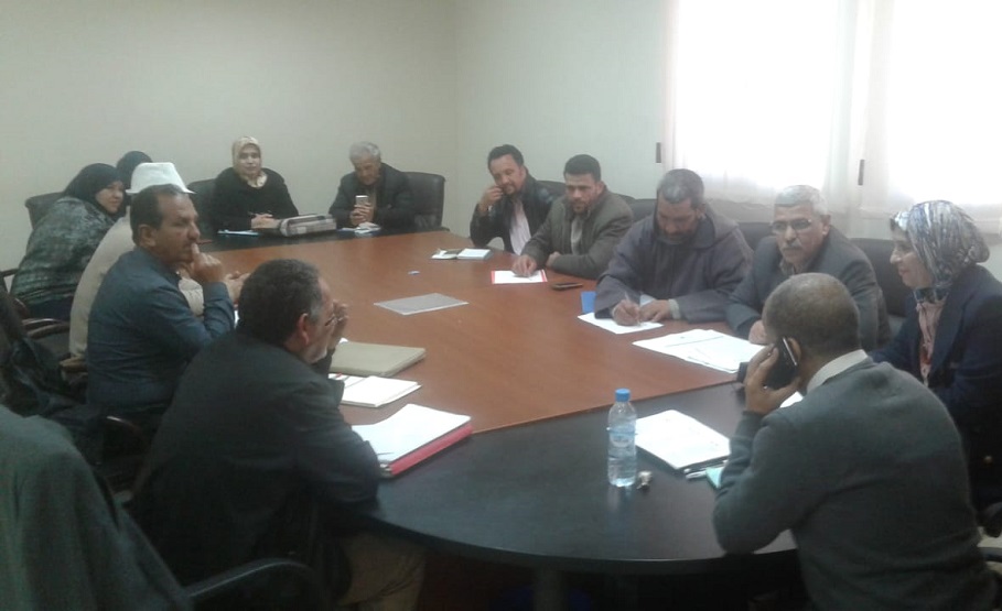 فيدرالية جمعيات اباء واولياء التلاميذ بإقليم الجديدة في لقاء تواصلي مع المدير الاقليمي للتعليم