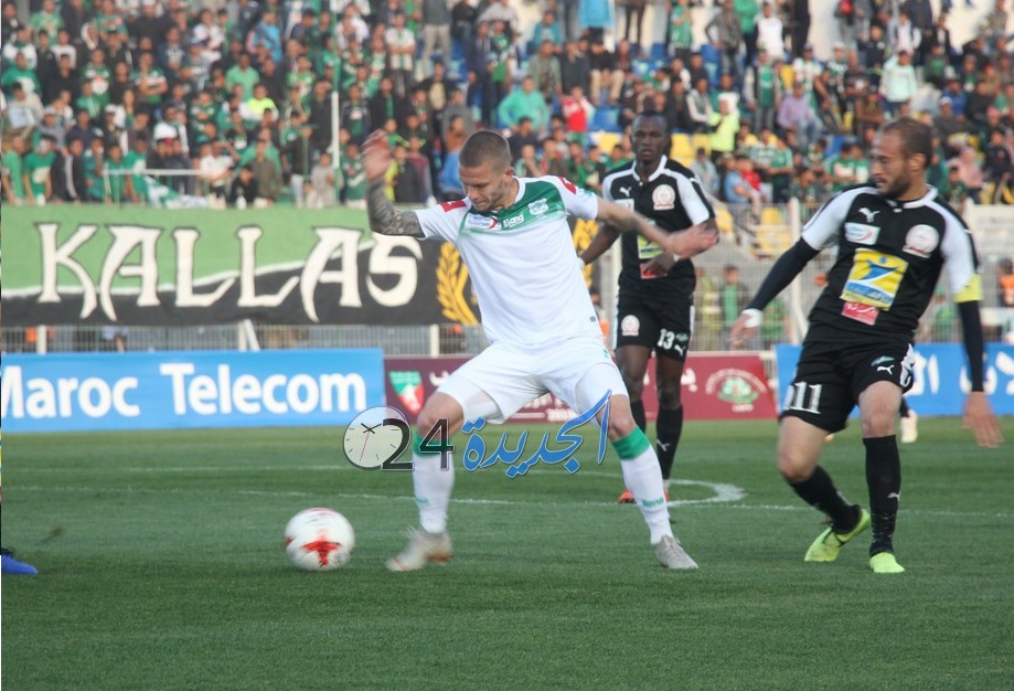 الكوكب المراكشي ينتزع نقطة ثمينة امام الدفاع الحسني الجديدي + فيديو