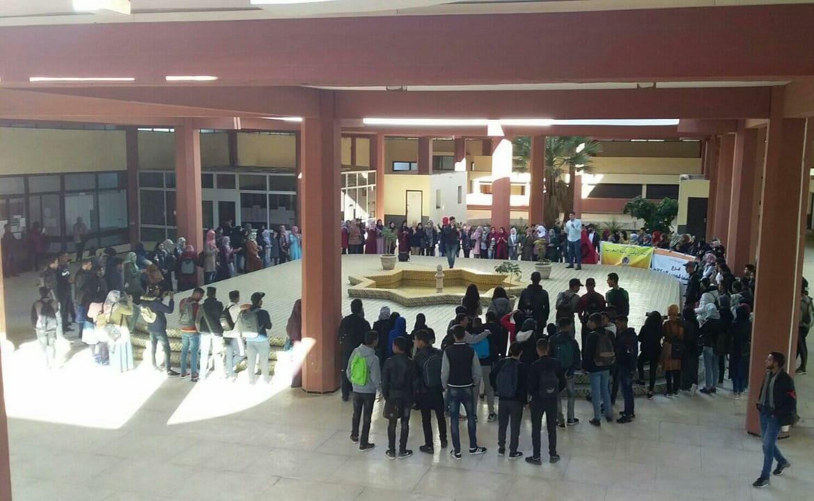 شلل تام للدراسة ومسيرات حاشدة بجامعة شعيب الدكالي رفضا للقانون الإطار 17-51