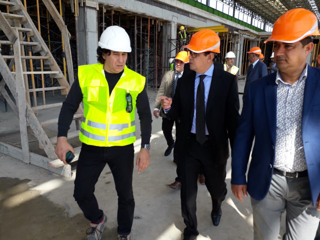 بالصور.. عامل الجديدة يزور المنطقة الصناعية للجرف الأصفر ويتفقد 8 وحدات صناعية وإنتاجية