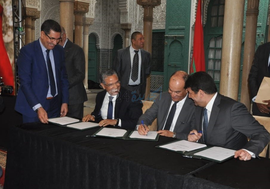 توقيع اتفاقية شراكة  للرفع من نسبة الولوج للماء الصالح للشرب بجهة البيضاء سطات إلى 99 ٪