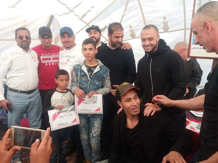 تكريم الربيعي وهشام مسرار وفرتوت وأسمار بجماعة اولاد زيد بمنطقة اولاد فرج