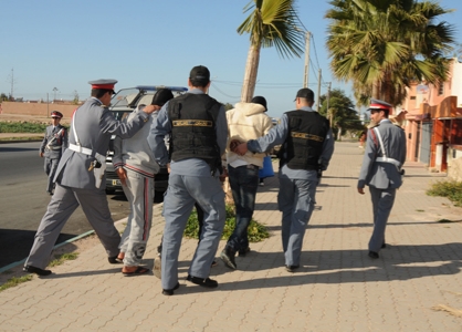 الدرك الملكي بأولاد عمران  يفكك عصابة 'الفراقشية' نشطت بإقليمي الجديدة وسيدي بنور