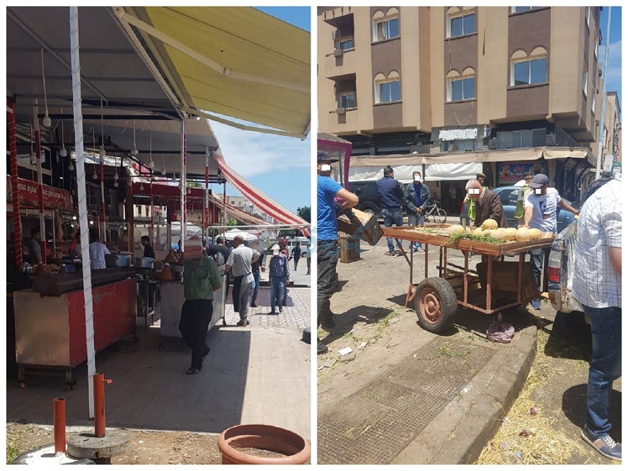 السلطات تشن حملات لتحرير الملك العمومي بنفوذ الملحقة الادارية الرابعة بالجديدة