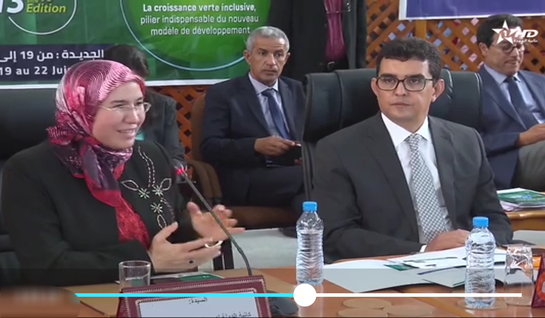 روبورطاج حول انطلاق فعاليات اسبوع البيئة بالجديدة بكاميرا القناة الأولى