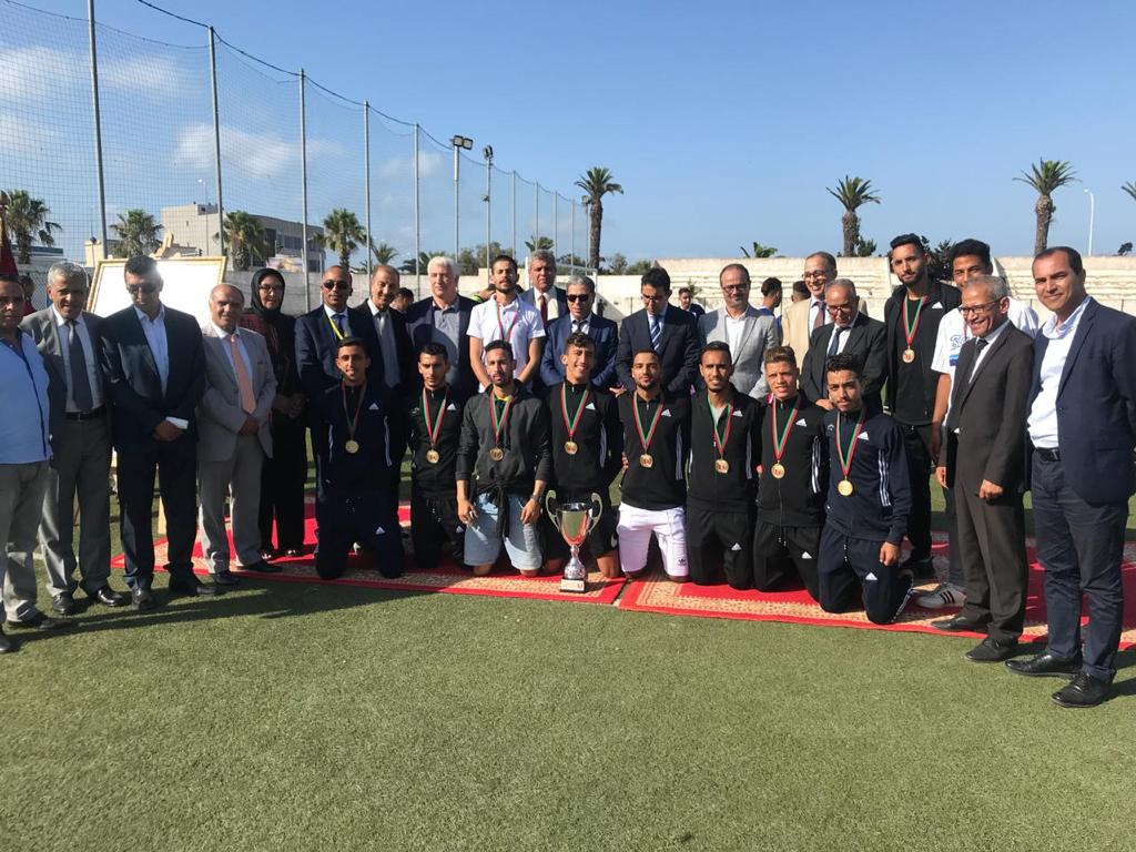 منتخب جامعة شعيب الدكالي للكرة المصغرة يتوج ببطولة المغرب الجامعية
