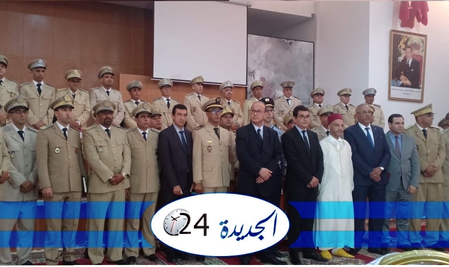 بالصور.. عامل الجديدة يشرف على حفل تنصيب رجال السلطة الجدد بالاقليم