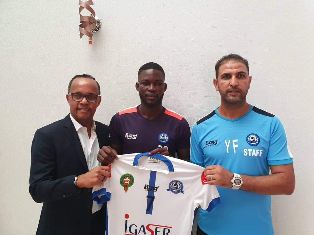 لاعب غابوني يوقع في كشوفات نهضة الزمامرة لموسمين