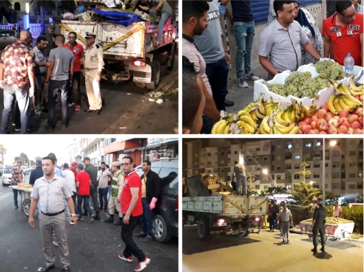 بالصور.. سلطات الجديدة تشن حملات واسعة ضد عربات الفواكة والمأكولات المتجولة بوسط المدينة