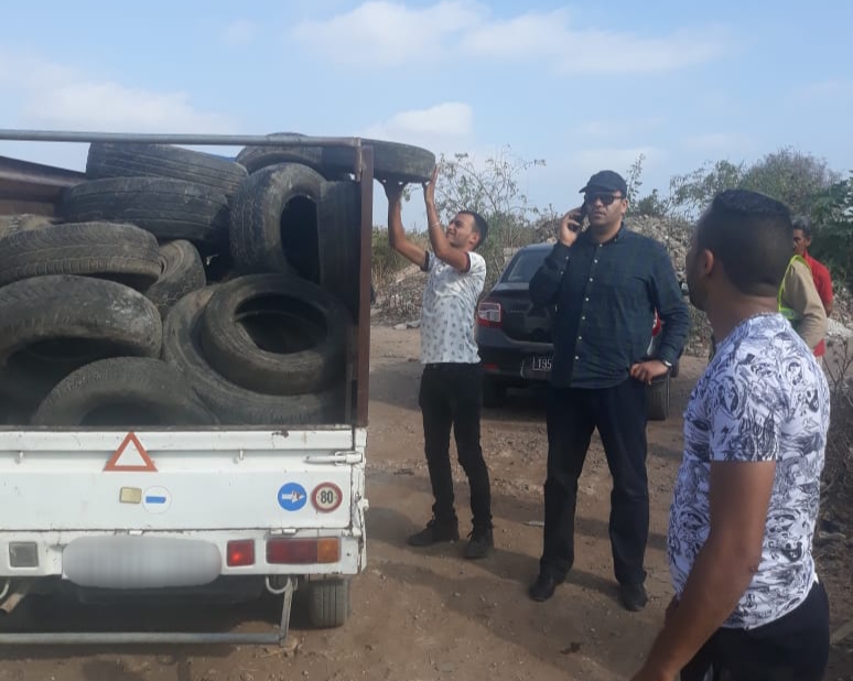 السلطات تحجز مئات الاطارات المطاطية بتراب الملحقتين الاداريتين السابعة والرابعة بالجديدة