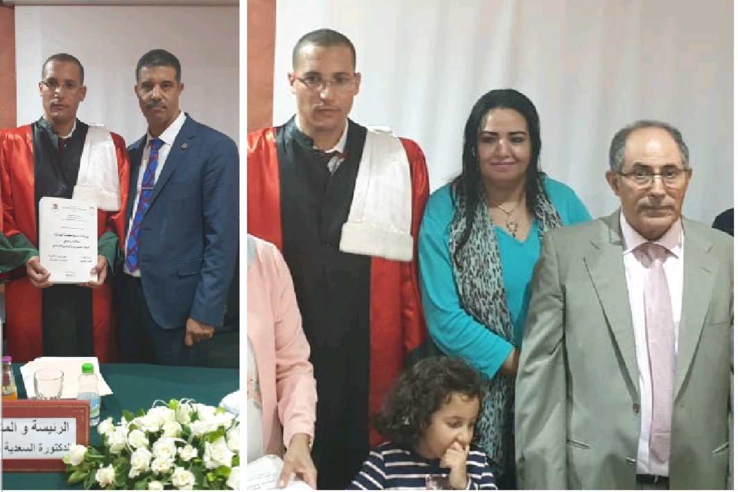 المحامي بهيئة الجديدة الحسين بكار يحصل على شهادة الدكتوراه في القانون الخاص