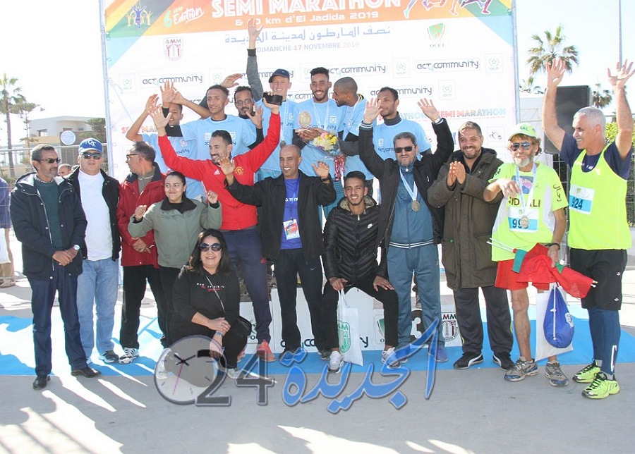 بالصور.. إسدال الستار عن نصف الماراطون الدولي لمدينة الجديدة في نسخته السادسة
