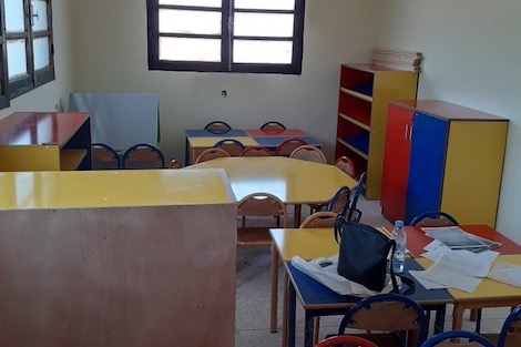 مدرسة في حي النجد بالجديدة تخالف تصميم البناء