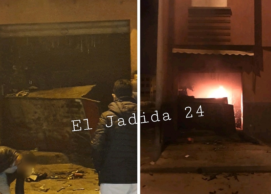 القاء القبض على شاب ''مقرقب'' أضرم النار في محل لميكانيك السيارات بحي نرجس بالجديدة