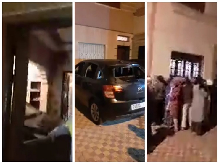 بدافع الترهيب والانتقام.. ملثمون يهاجمون بالسيوف منزلا قرب حي السعادة بالجديدة ويلوذون بالفرار