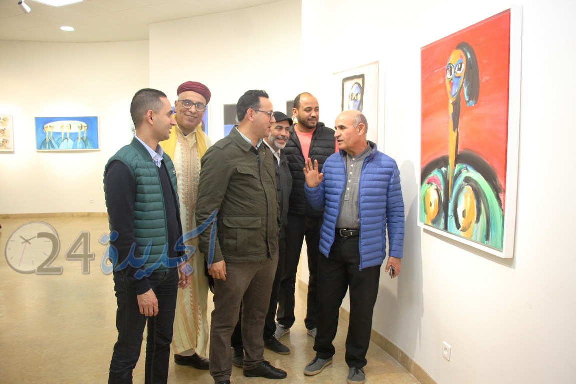 عبد الكريم الأزهر يعرض إبداعاته  'وجوه للتبصر' بالجديدة