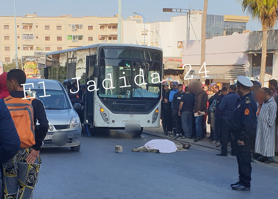 عاااجل.. حافلة للنقل الحضري تدهس رجلا مسنا وترديه قتيلا بوسط الجديدة