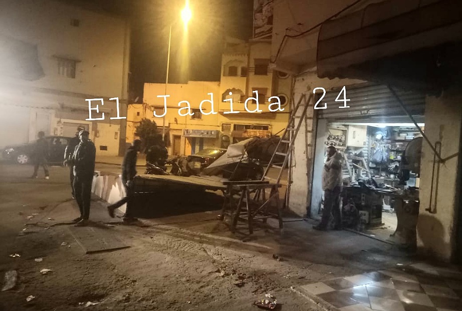 سلطات الجديدة تشن حملة واسعة وغير مسبوقة لتحرير الملك العام بازقة وشوارع حي لالة زهرة