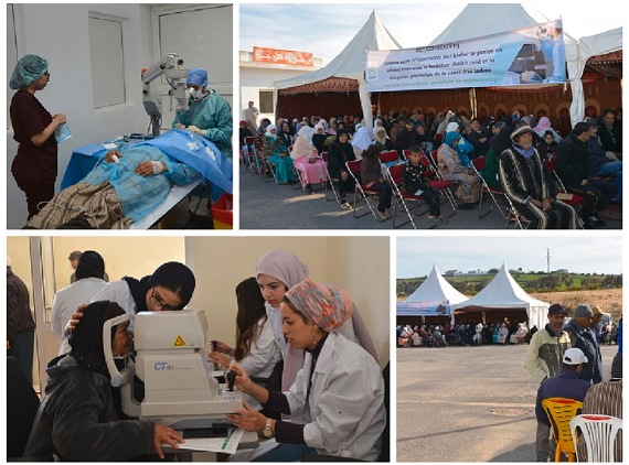 الفوسفاط ينظم قافلة طبية مجانية في أمراض العيون لفائدة سكان منطقة الجرف الأصفر