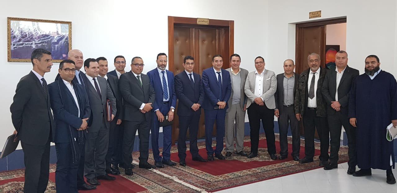 الدفاع الحسني الجديدي يقدم مشروعه الجديد ''رؤية 2020'' أمام عامل إقليم الجديدة