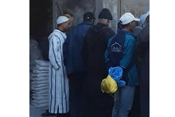 خصاص كبير في أكياس الدقيق المدعم الموزع على سكان جماعة الغربية