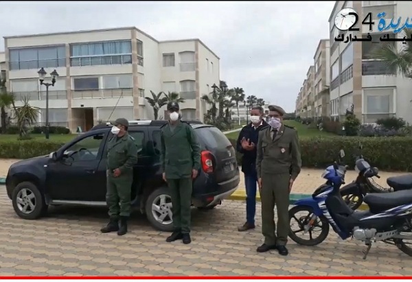 شاهد.. سلطات المهارزة الساحل في حملة تحسيسية لفائدة ساكنة منتجع ''اولا بلانكا'' بإقليم الجديدة