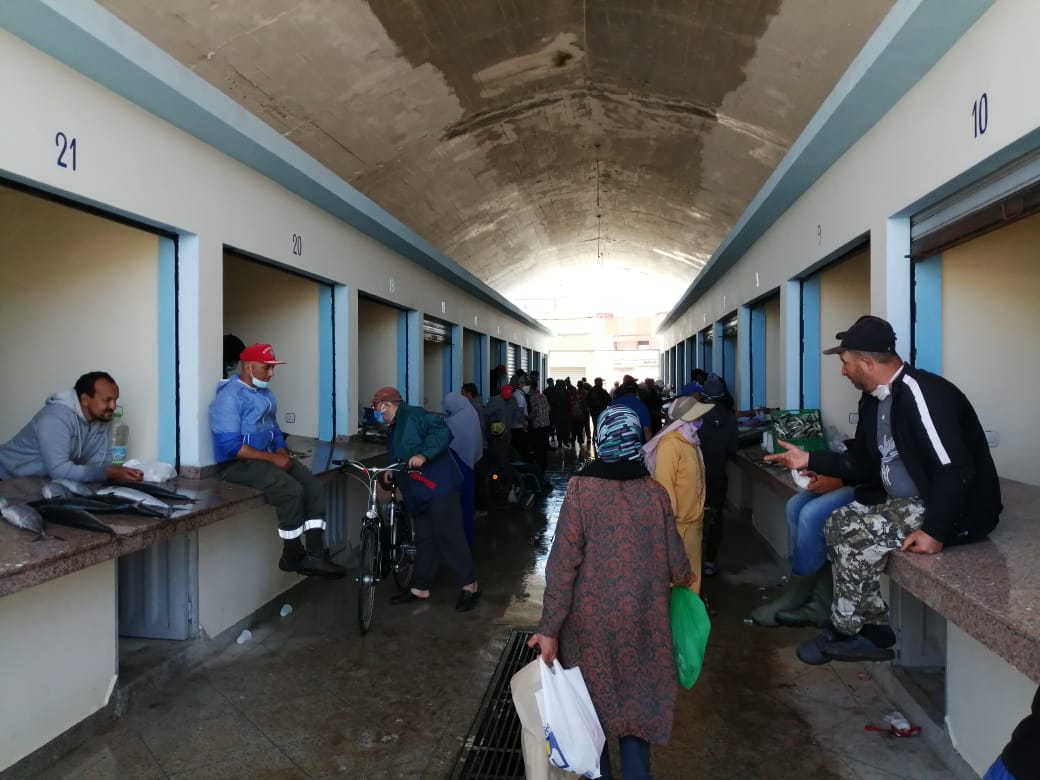 رسميا..  افتتاح سوق السمك في وجه المواطنين بسوق لالة زهرة بالجديدة