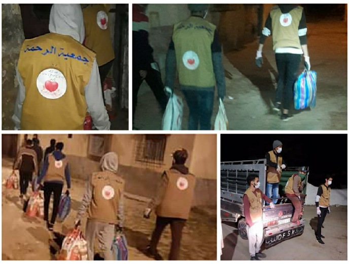 جمعية الرحمة للتكافل الاجتماعي بالجديدة تنهي المرحلة الأولى من عملية 'عون خوك' بتوزيع 800 قفة