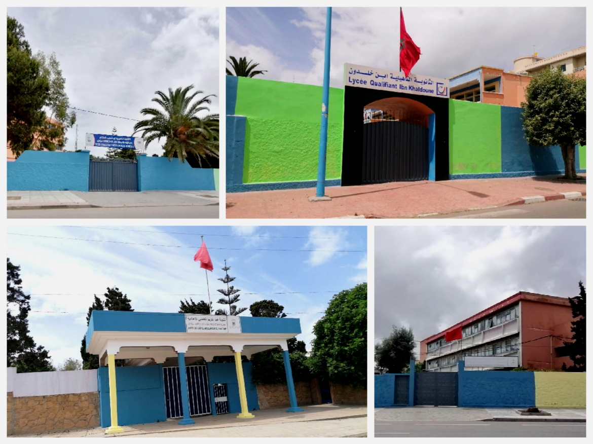 مجمع الفوسفاط والسلطات العاملية والتربوية بالجديدة في مبادرة صباغة المؤسسات التعليمية