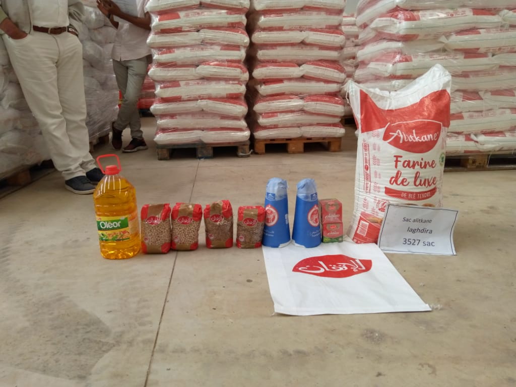 انطلاق عملية توزيع 3527 قفة غدائية لفائدة ساكنة جماعة لغديرة بإقليم الجديدة