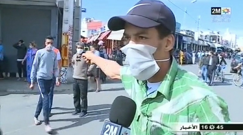 روبورطاج القناة الثانية من أسواق الجديدة ومدى التزام المواطنين بالتدابير الوقائية