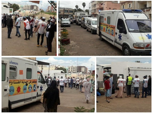 الجمعيات الإقليمية تطلق حملة كبرى بشوارع وازقة الجديدة للتحسيس بمخاطر وباء كورونا