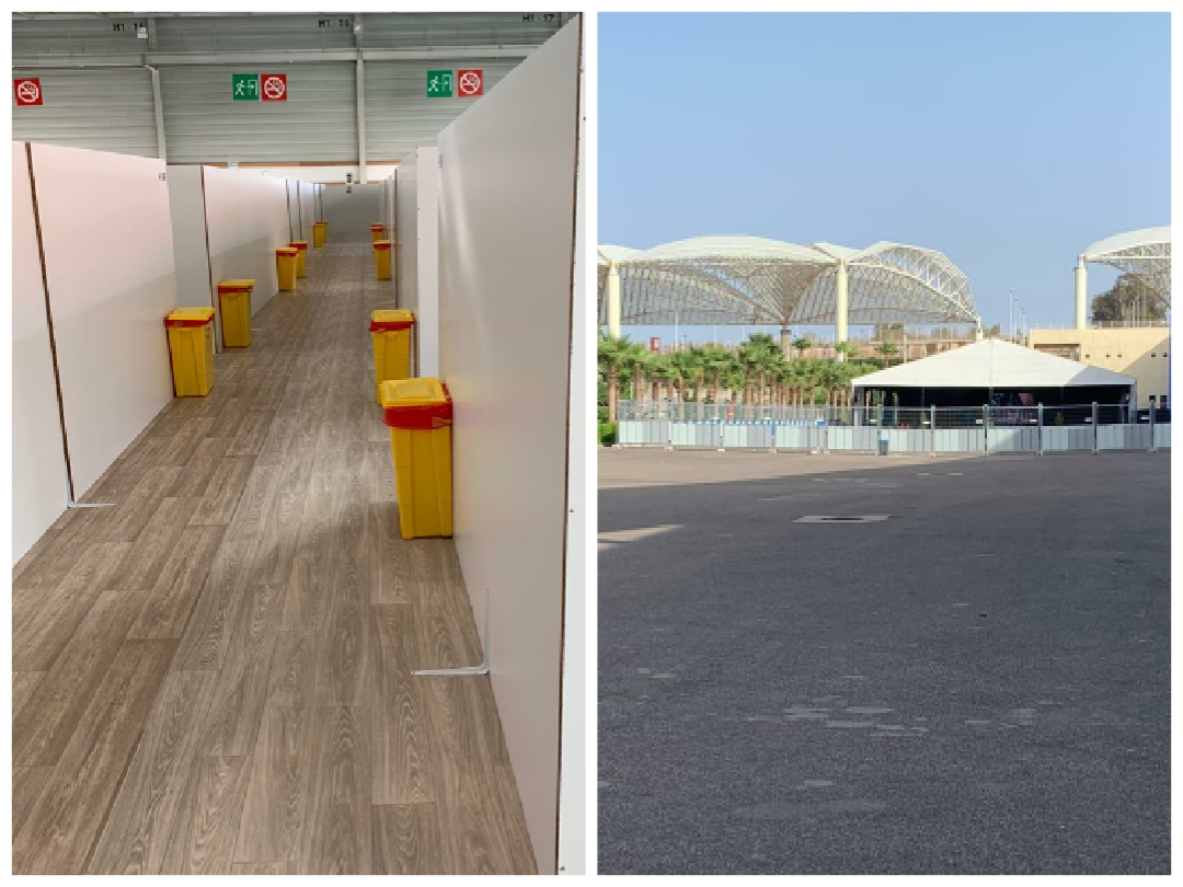 انطلاق العمل بالمستشفى الميداني بمركز المعارض بالجديدة بعد استقباله لازيد من 50 مصابا بكورونا