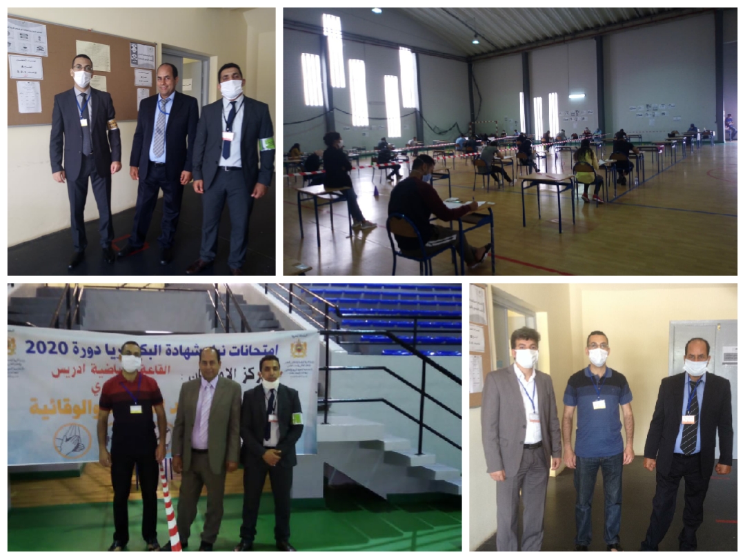 عن أجواء تمرير إمتحانات البكالوريا بالقاعة الرياضية إدريس شاكري بالجديدة