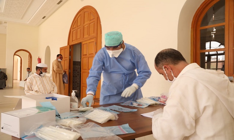 اخضاع 360 اماما وقيما دينيا باقليم الجديدة لتحاليل فيروس كورونا