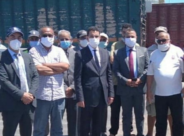 حرصا على السلامة الصحية للمهنيين.. عامل الإقليم في زيارة تفقدية لميناء الجديدة