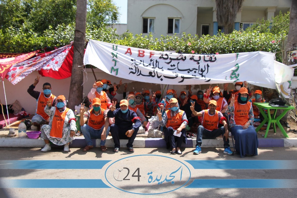 بسبب تقليص ساعات العمل...عمال شركة ABF  بالجديدة  يدخلون في اعتصام مفتوح