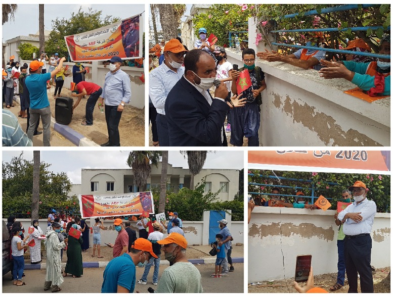 الكاتب الوطني لنقابة الUNTM يحل بالجديدة لدعم اعتصام عمال شركة ABF بالحي الصناعي