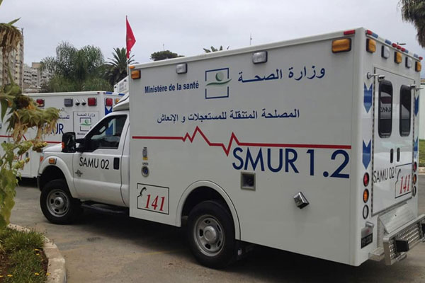 اعتقال سائق سيارة إسعاف كوفيد 19 بمستشفى الجديدة بعد تسببه في حادثة سير بوسط المدينة